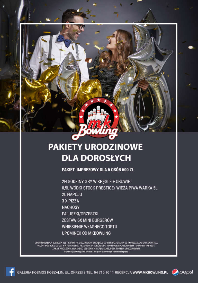 Pakiety urodzinowe dla dorosłych