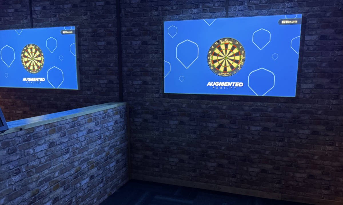 501 Fun's Augmented Reality Darts